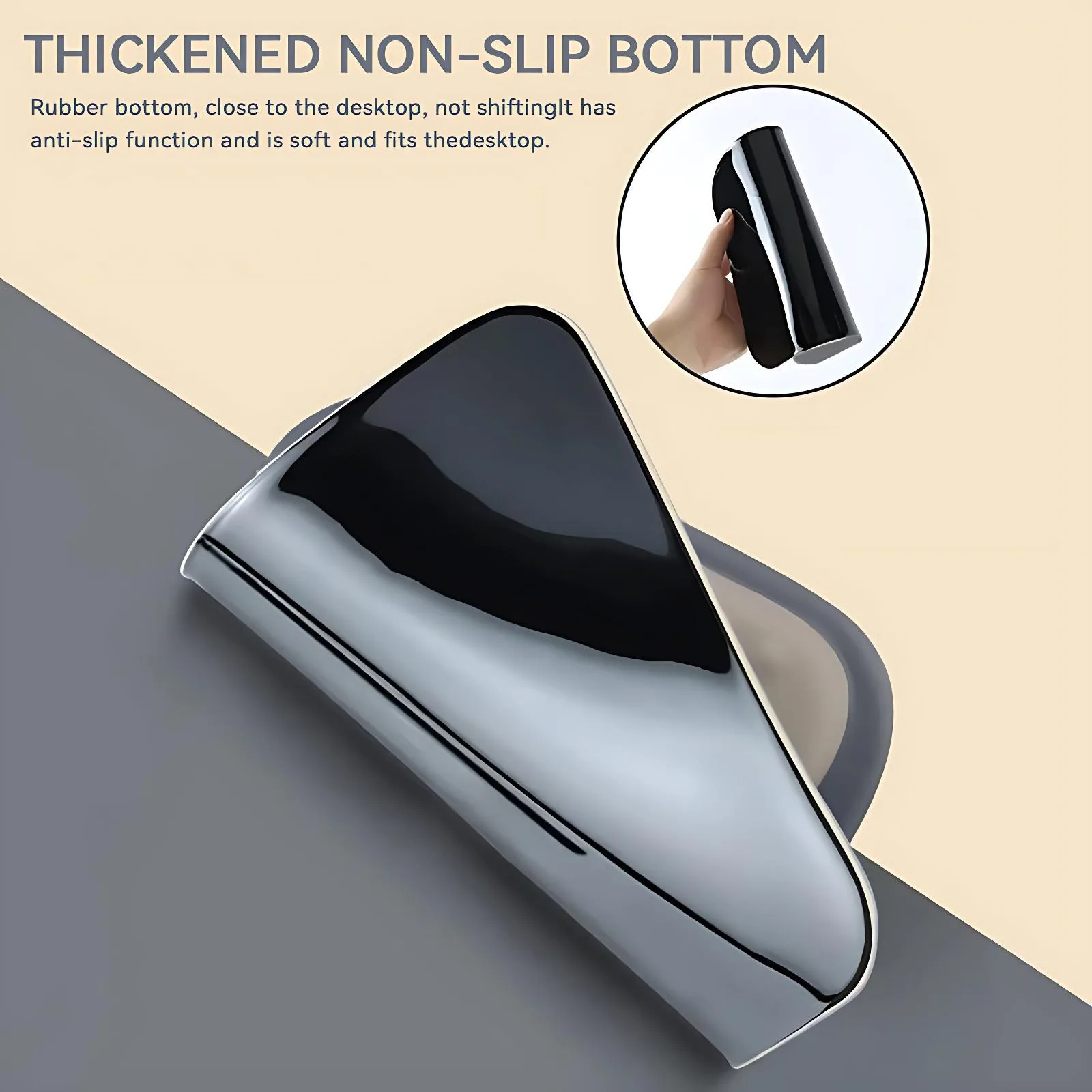 Gradient Color Mouse Pad With Wrist Rest, Wrist Support Pad, and non-Slip Silicone Base for Computer Office/Gaming Mouse Pads. image 5