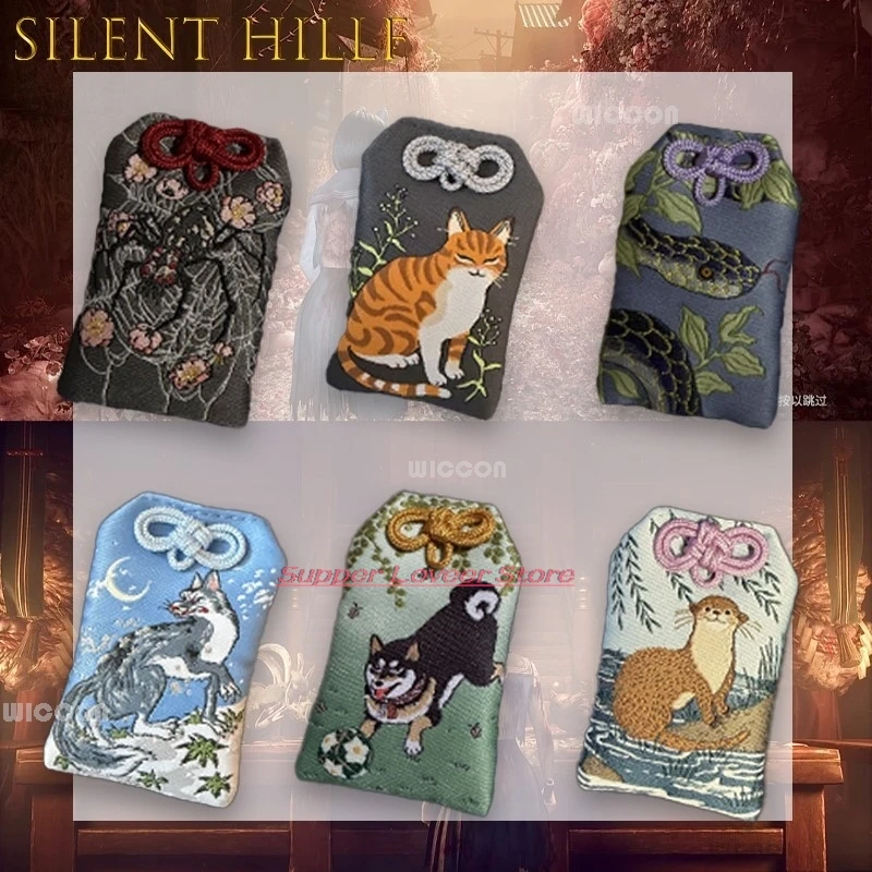Disfraz SILENT HILL F Accesorios de amuleto hechos en abanico Araña Gato Perro Lobo Pallas Pit Accesorios disfraz adulto