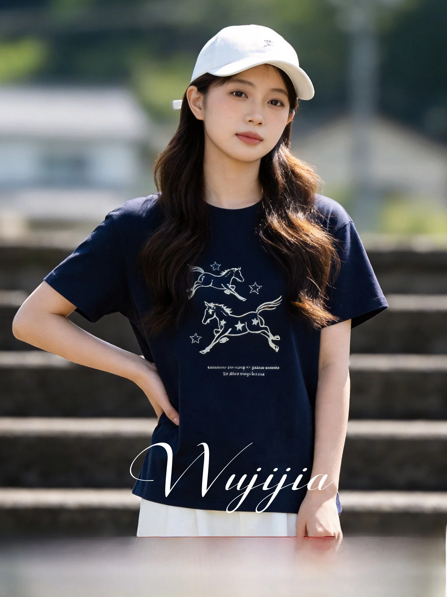 

Женская футболка больших размеров с круглым вырезом и коротким рукавом, с принтом, в повседневном стиле, из хлопка, весенняя новинка, с эффектом похудения