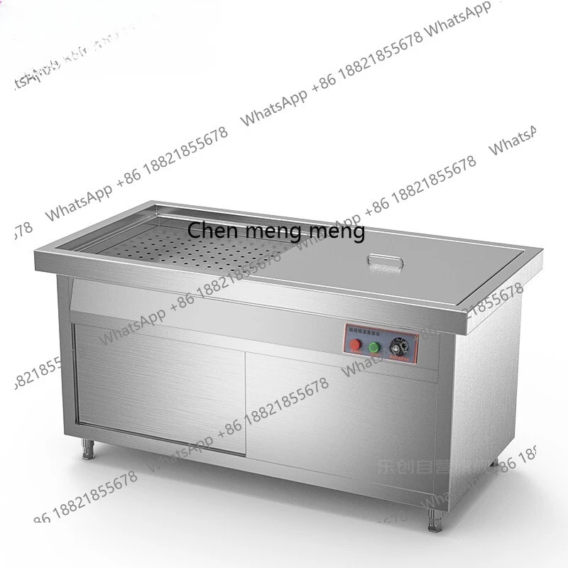 

Selling food table Commercial insulation fast food truck Hotel canteen Stainless steel insulation table Large capacity LC-BWT05