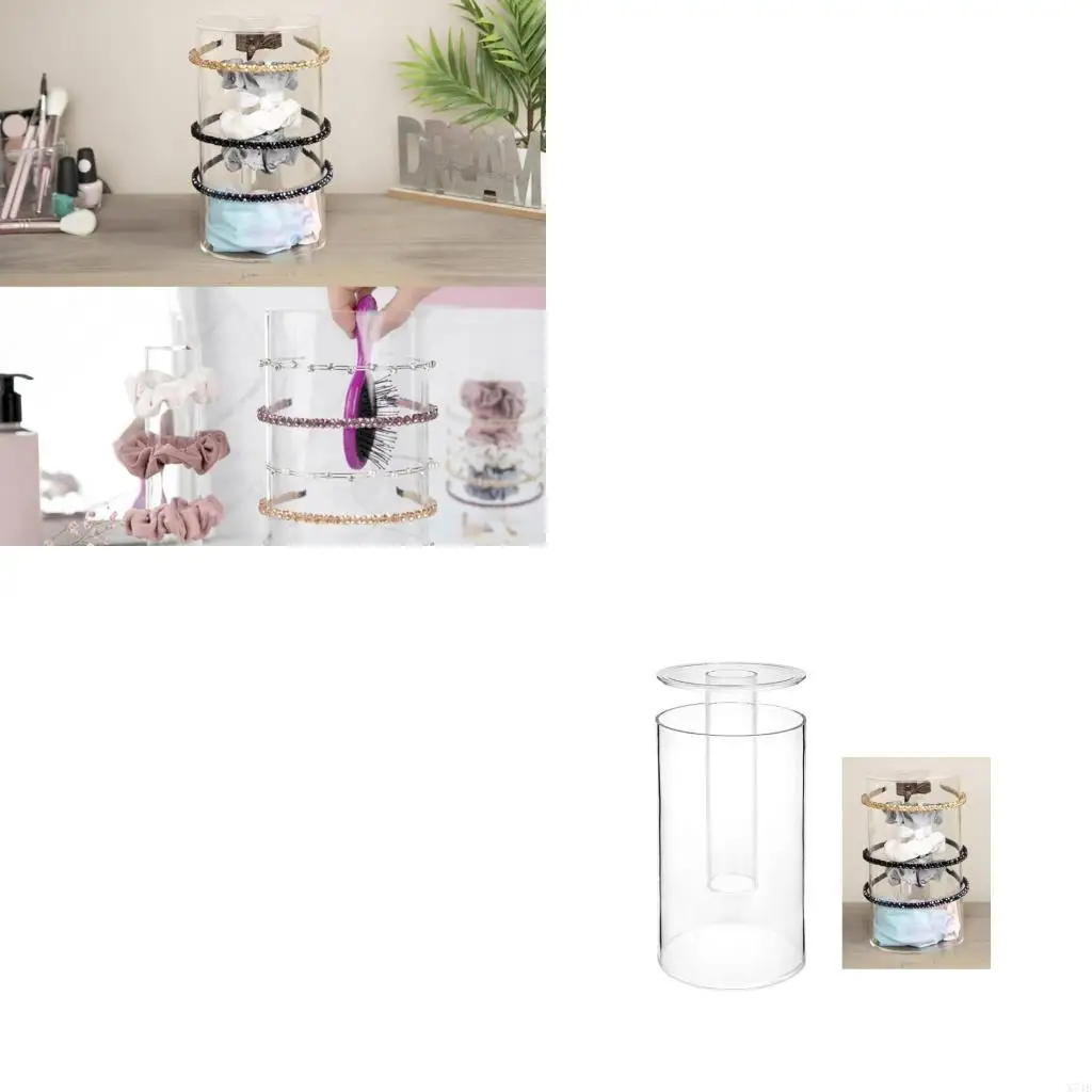 

Многофункциональный прозрачный футляр для хранения повязок на голову и украшений