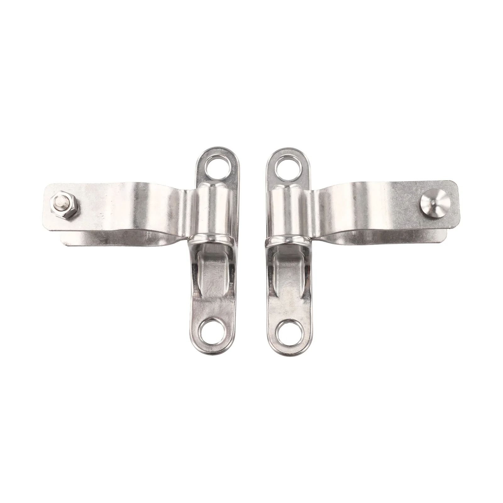 

2 Pack 1-3/8 Inch 304 Stainless Steel Gate Hinge Heavy Duty Fence Hinges For 1-3/8" OD Pipesposts With A 5/8" Male Pin