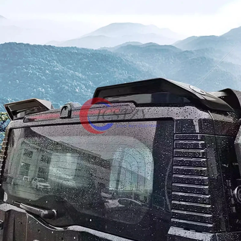 Rear Extension Spoiler ABS Gloss Black Segmented Tail Wing Auto Parts Accessories For Chery Jetour Traveller T2 2023 2024