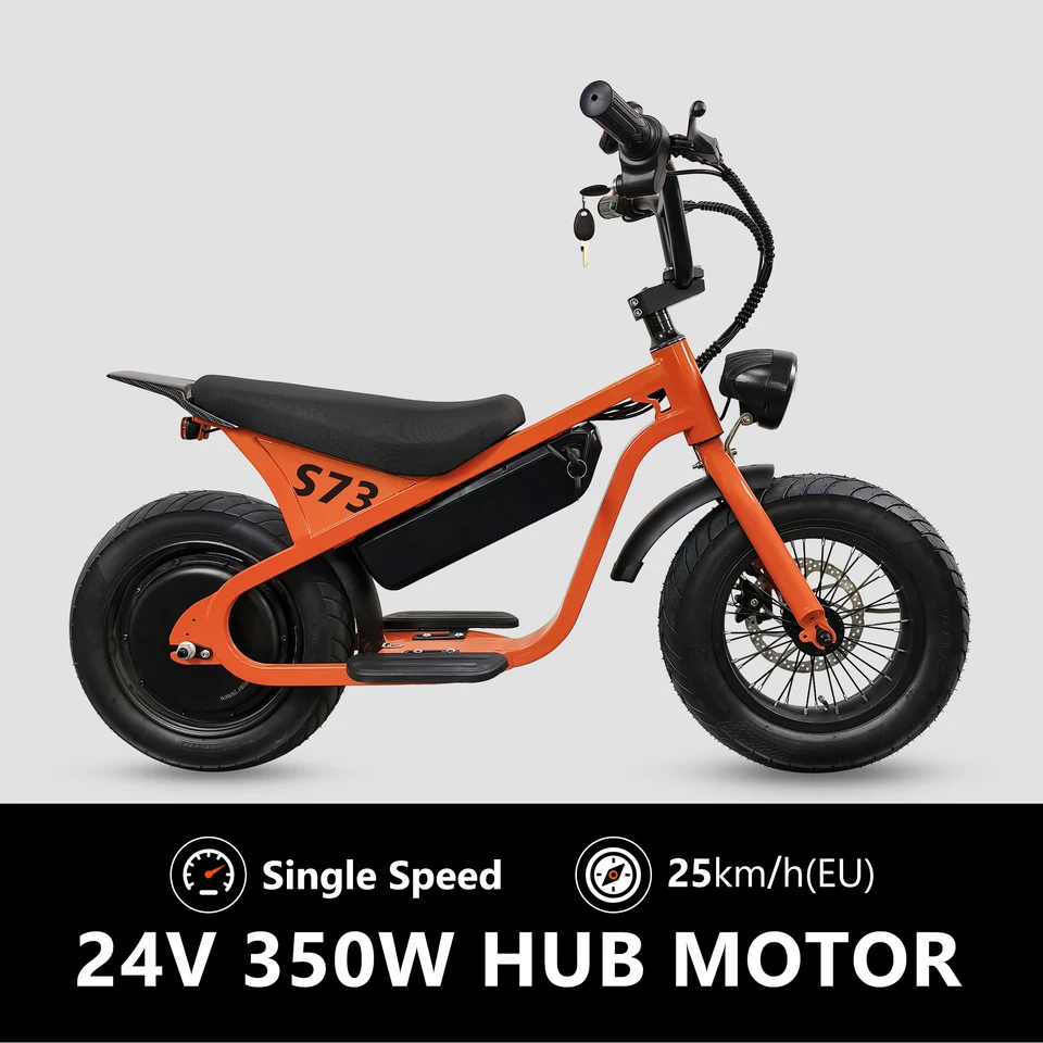 Greenpedel fa t Wheels Ebike 350W Top Selling for Kids Best Product Mini Snow E-Bike 14 Inch Electric Bicycle for Sale image 3