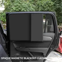 Magnetic Car Sun Shade UV Protection Car Curtain Car Window Sunshade Side Window Mesh Sun Visor Summer Protection Window Film