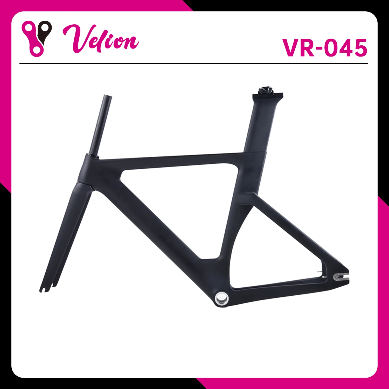 

New Carbon Track Frame Road Frames Carbon Track Frameset Carbon Fiber Fixed Gear Track Bike Frame BSA(68mm) 49CM 51CM 54CM 57CM