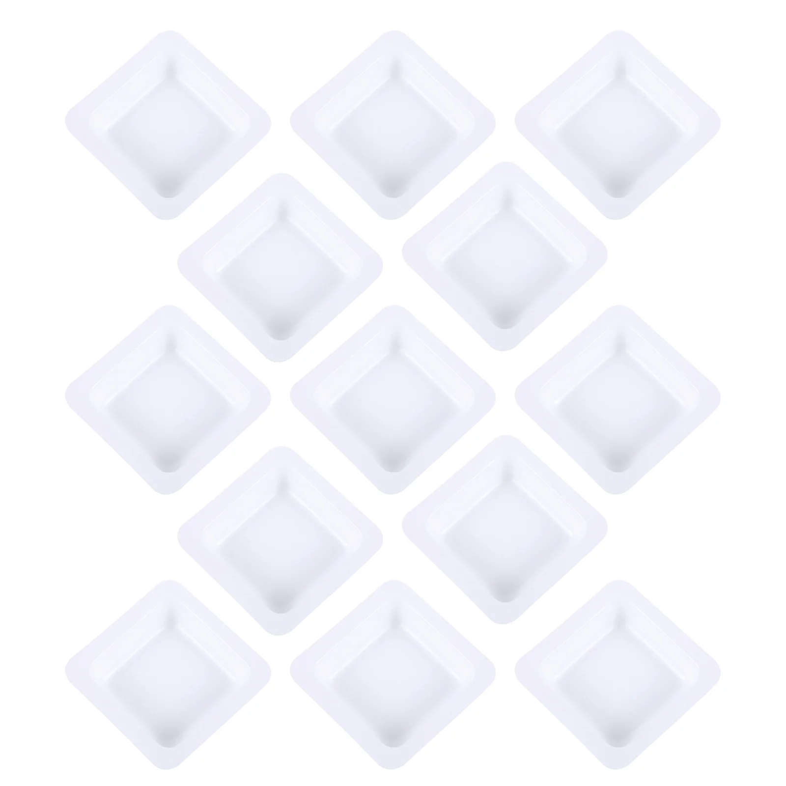 Weight Weighing Pan Anti-Static Tray Square Digital Scale Grams White Plastic Boat