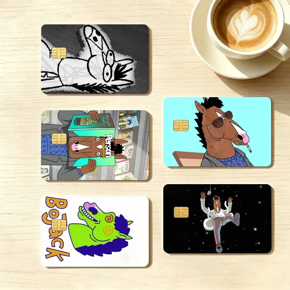 BoJack H-Horseman  Credit Card HD Stickers Game Card Decal Small Chip Waterproof Sticker Gift