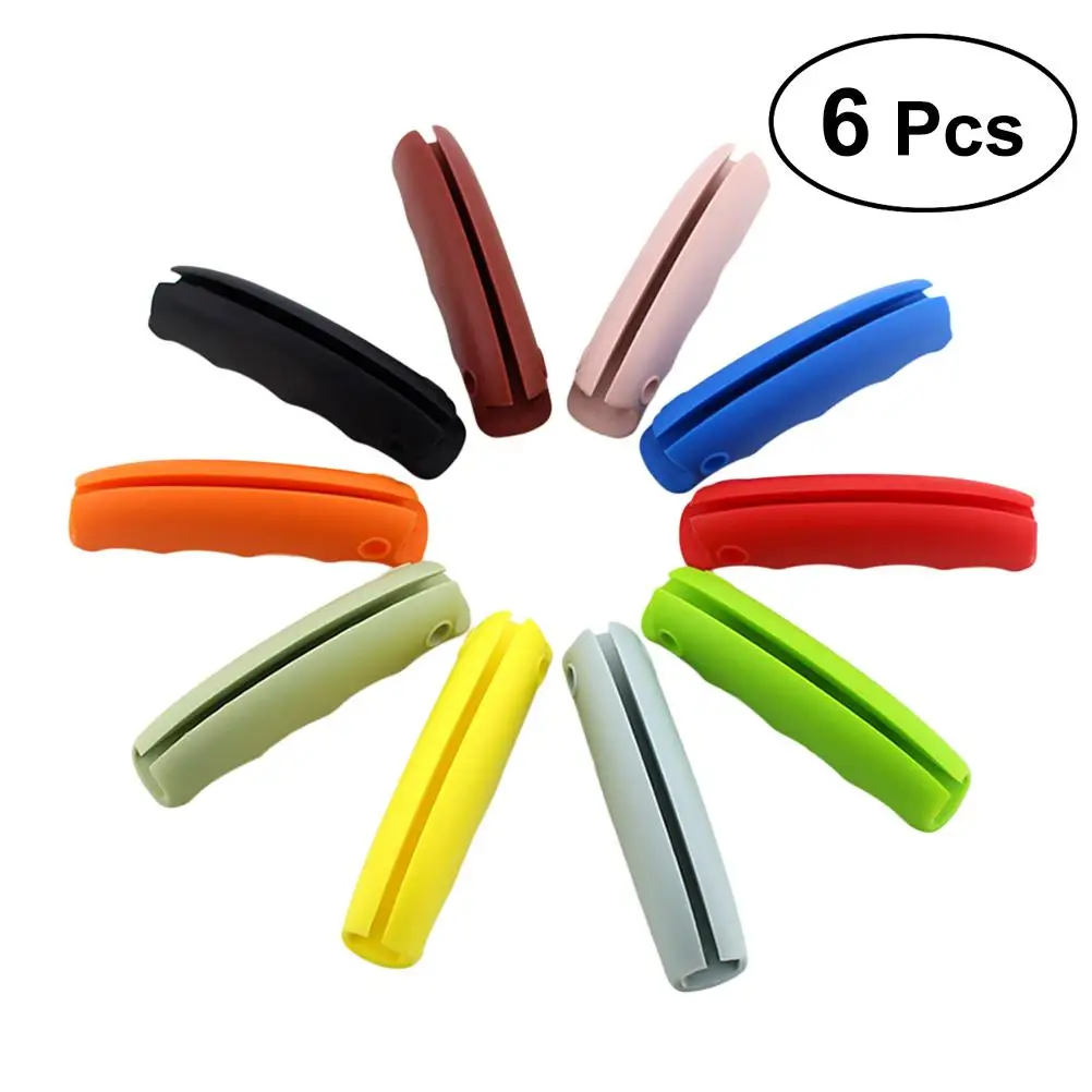 

6 Pcs Silicone Bag Holders Labor saving Devices for Grocery Disposable Grip H Eco friendly Reduces Pain Kitchen
