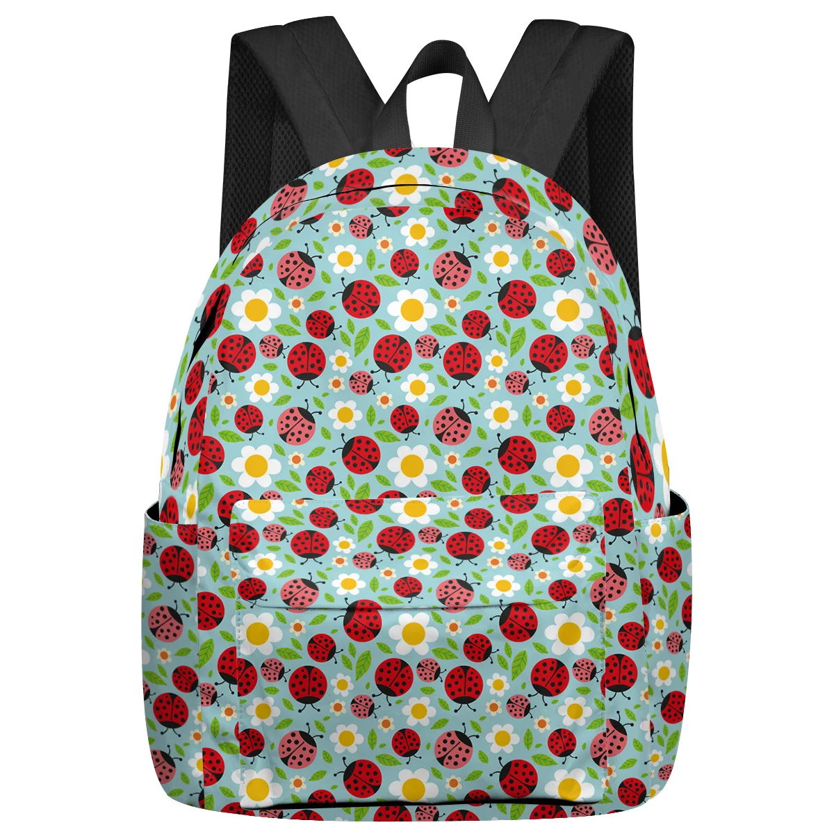 

Hand Painted Little Daisy Ladybug Backpacks Teenagers Student School Bags Laptop Backpack Men Women Female Travel Mochila