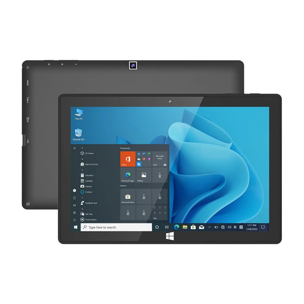 UNIWA Winpad Bt302 Windows Tablet 10.1'' HD Tablet PC WIN10/11 8GB+512GB BT Wifi Dual-Camera HDMI Interface Smart Pad 4000mAh