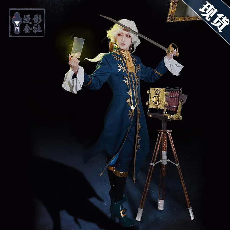 

Cos-Mart Game Identity V Joseph Desaulniers костюмы для косплея фотограф начальная модная униформа реквизит для ролевых игр одежда