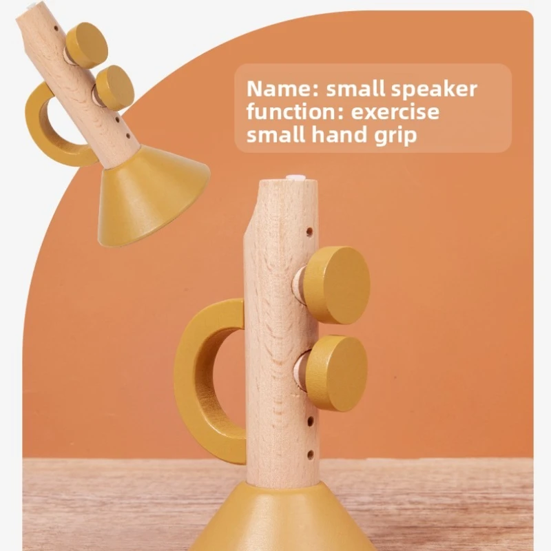 ชุดกลองไซโลโฟนไม้สำหรับเด็กเล็ก 5 ชิ้น ของเล่นเด็ก Montessori เครื่องดนตรีเคาะจังหวะ ของเล่นเสริมพัฒนาการเด็ก ของขวัญ