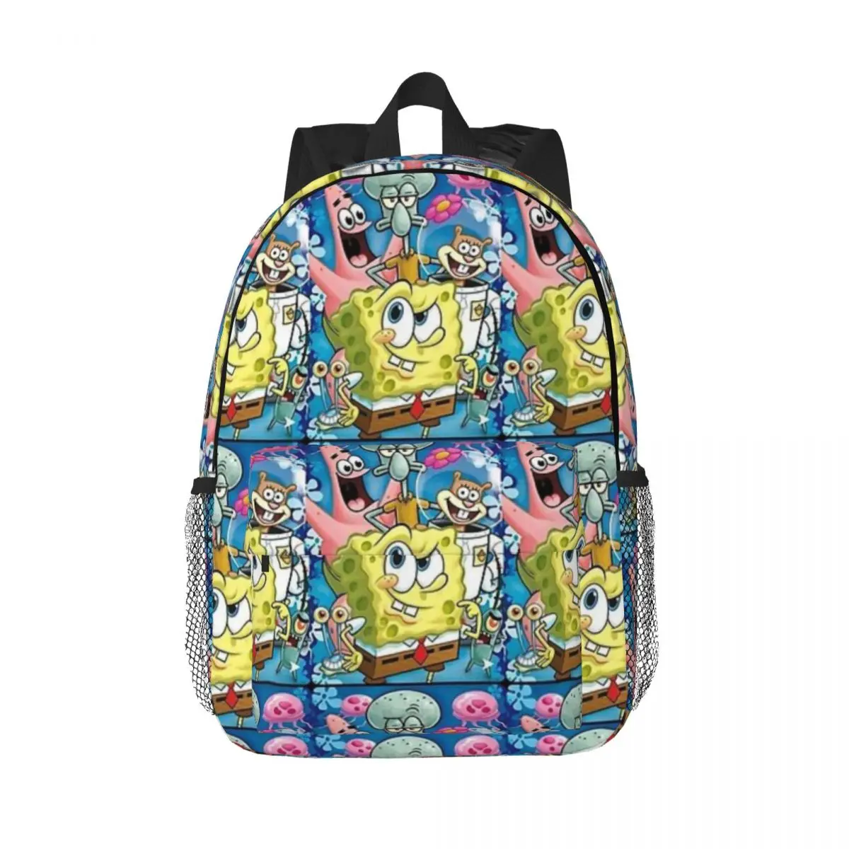 Spongebob Squarepants Lightweight 15-Inch Backpack - Versatile and Stylish Bag for School, Travel, and Daily Use