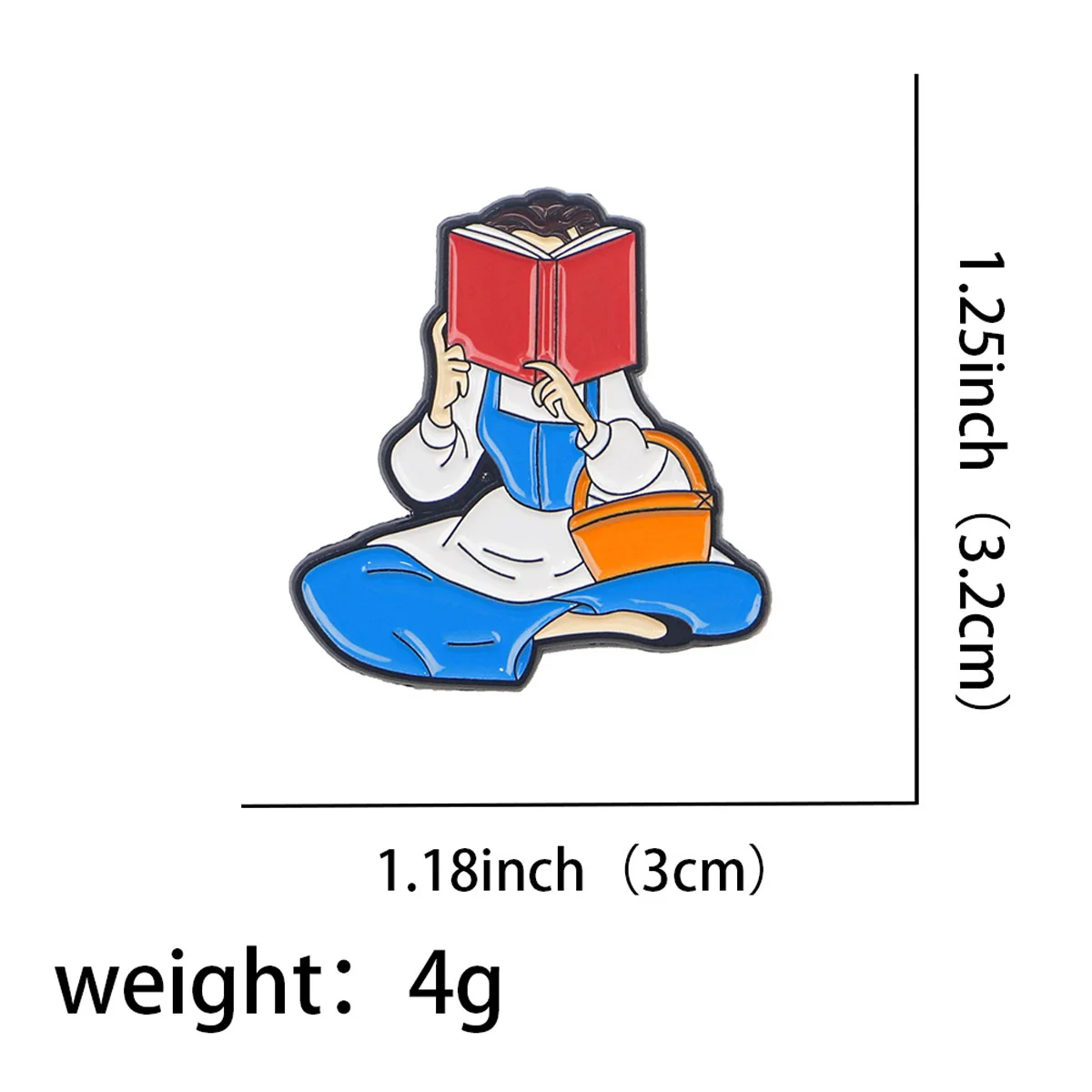 Anime Princess Enamel Pin Fairy Tales Brooch Pines Lapel Pins Badge on Backpack Costume Accessories Cartoon Jewelry Girls Gift