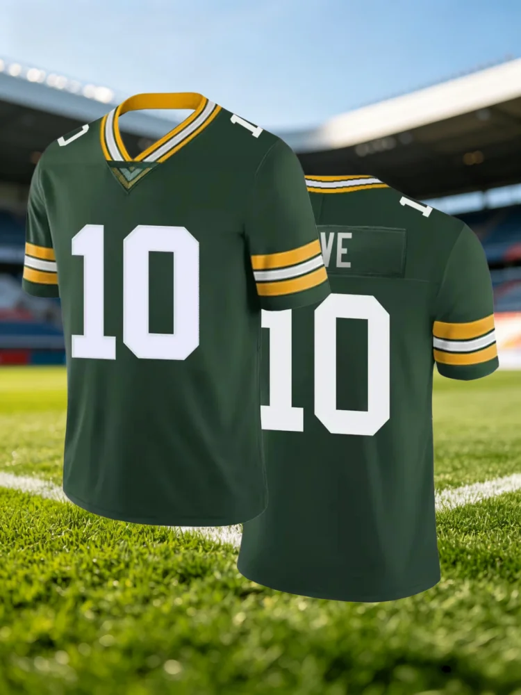 Summer New American Football Jersey Sports Retro Fans Casual Breathable Soft Men's Women Short Sleeved T-shirt Family Kids Tees