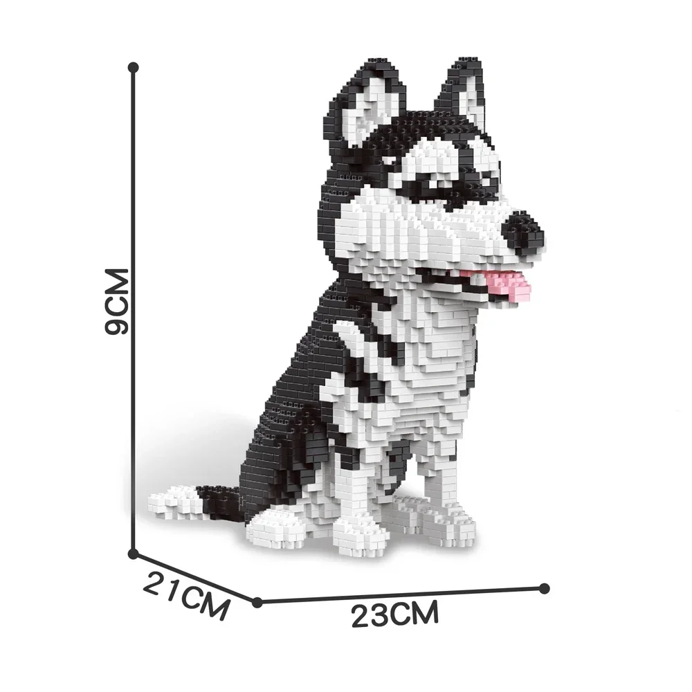 Knew Built Corgi Dog Micro Mini Bouwstenen Speelgoed: Schattig model voor dierenliefhebbers, recreatie, perfecte weergave en cadeau-idee