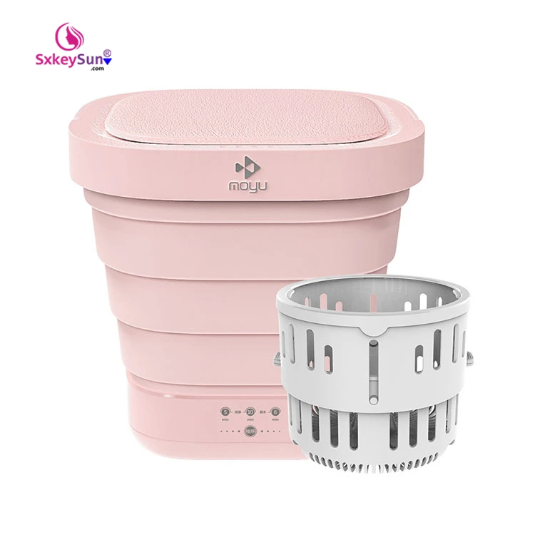 Folding Mini Washing Machine Portable Compact Laundry Dehydrated Washing Machine for home use