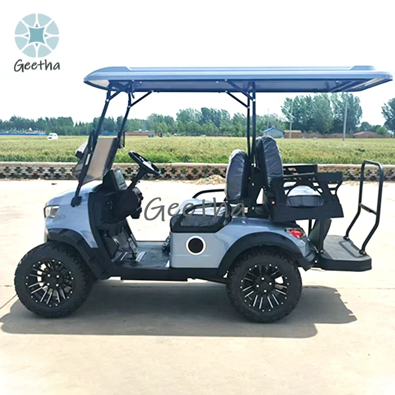 Electric Golf Cart 4 Passengers High Quality Golf Buggy Max Customized Motor Lithium Battery Controller