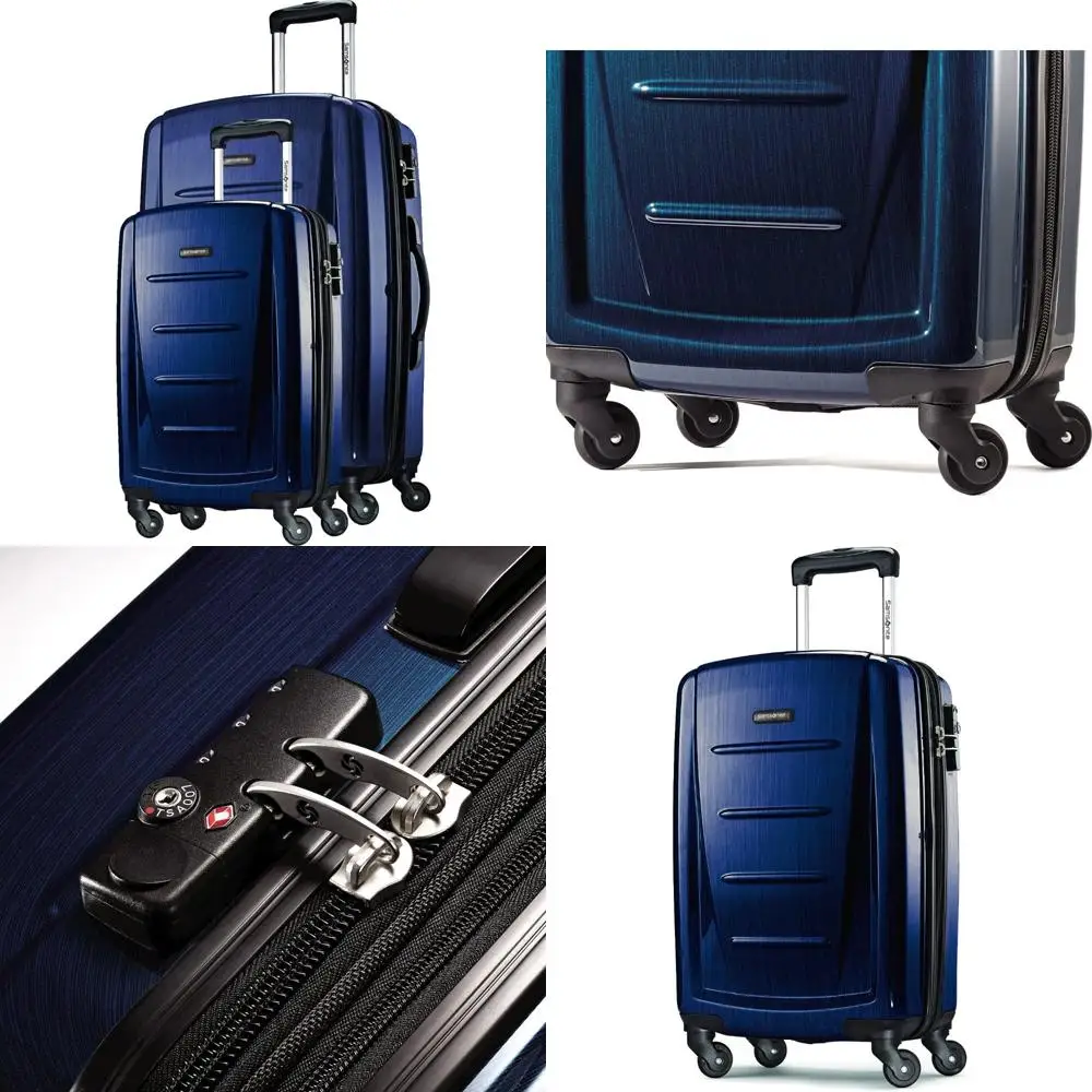 

Расширяемый чемодан-спиннер с твердой поверхностью и прочными колесами, дорожный чемодан большой вместимости для путешествий