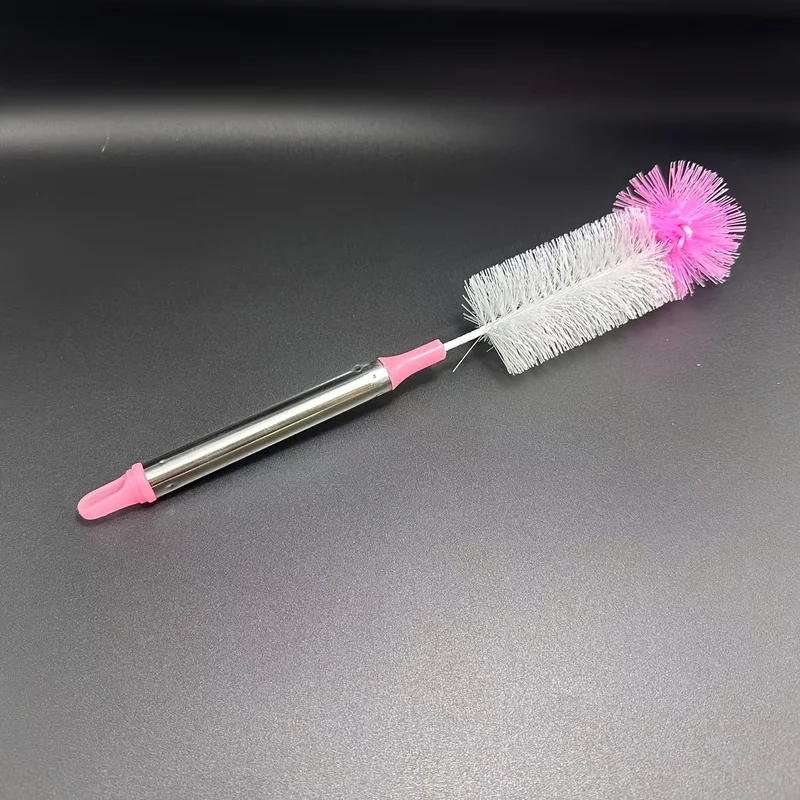 1pc Bottle brush cleaner，Used for cleaning wine/Beer/Sports Kettle/Thermos Bottle/Glass and long narrow-neck sports water bottle