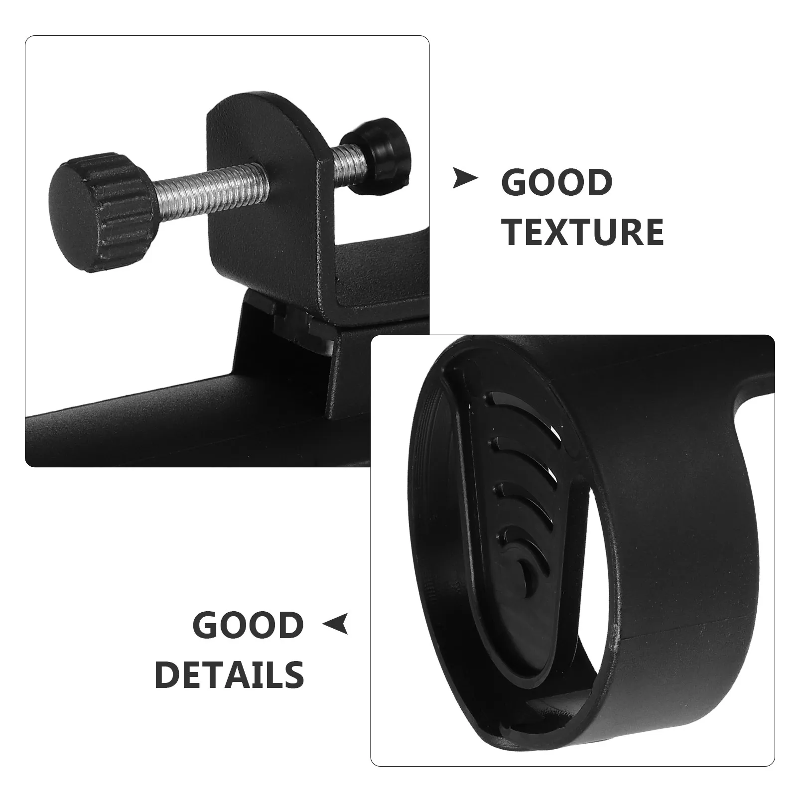 Adjustable Clamp-on Desk Cup Holder Universal Design Securely Holds Mugs Bottles Drink Containers Table Edge Organizer - view 6
