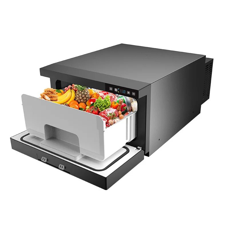 

Gogu Drawer RV Car Refrigerator Bed Car RV Marine DC Compressor Refrigeration 12V Freezer 21L