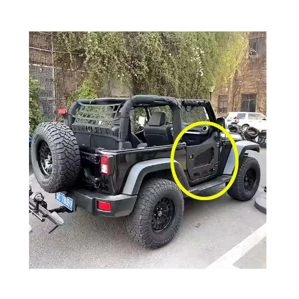 

Front two pieces Lantsun J364 Car Half Door Steel for Jeep for wrangler JK 2 Door