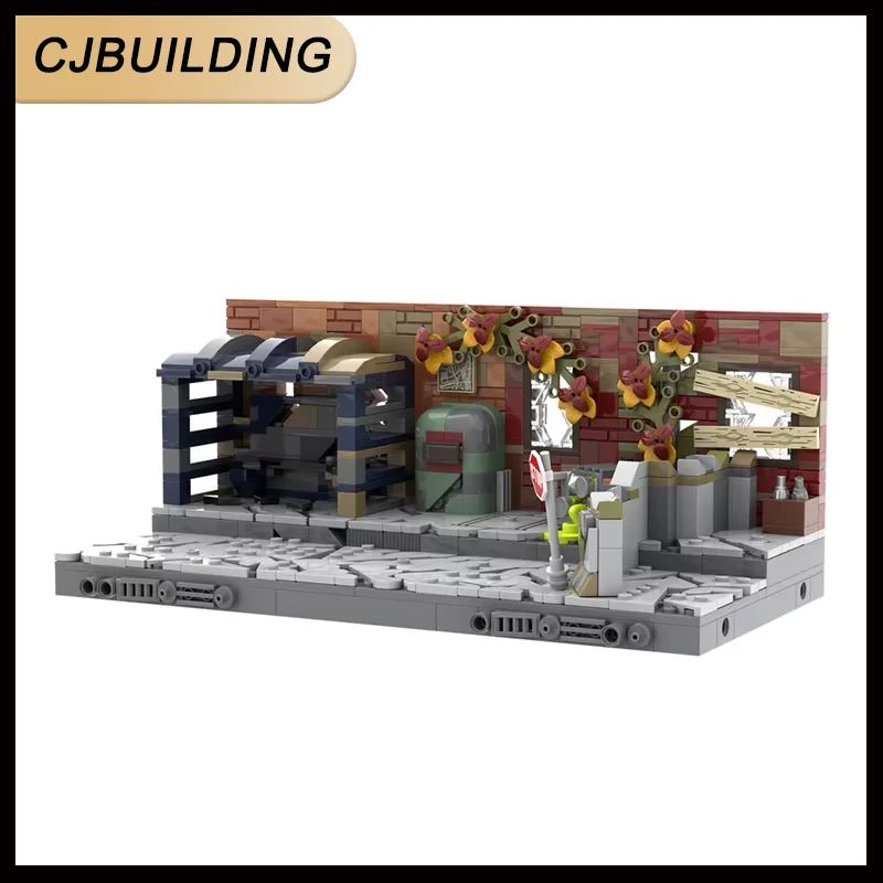 

819pcs Street View Moc Building Bricks Modular Wasteland Street Part 2 Model Technology Blocks DIY Assembling Brick Toy Gift