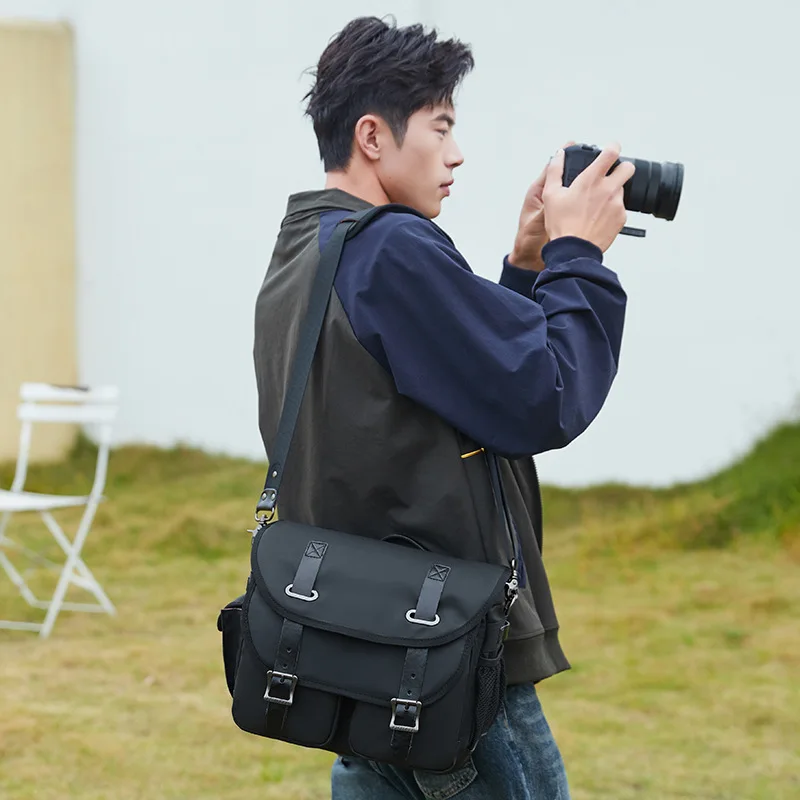 Casual SLR camera bag, shoulder digital camera bag outdoor fashion photography backpack