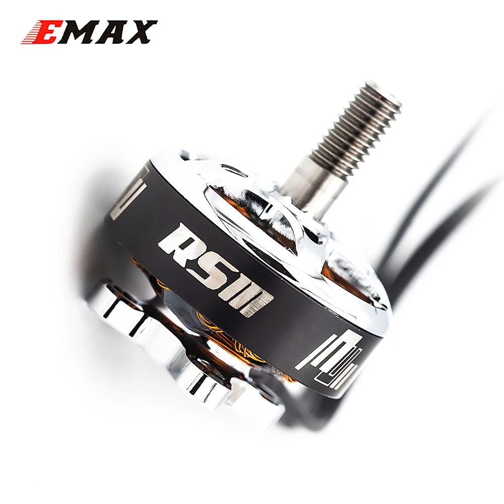 Emax RS III 1800KV 2100KV 2500KV 2306มอเตอร์ไร้แปรงถ่าน3-6S สำหรับชิ้นส่วนสำหรับแข่ง FPV โดรนอาร์ซีขนาด5นิ้ว