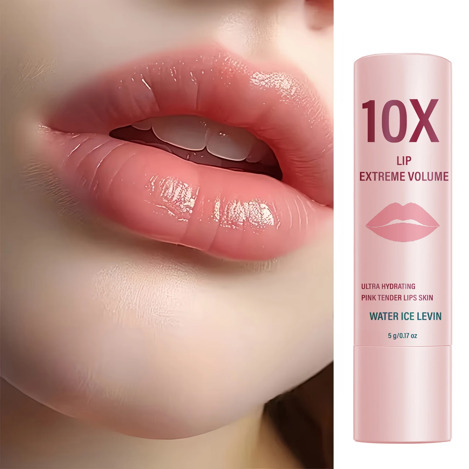 Lip Plumping Cream 10X Extreme Volume, Ultra Hydrating for Tender Lips