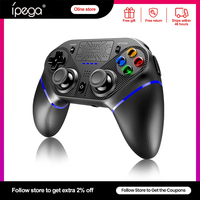 New Ipega Gamepads P4010 Bluetooth Joyctick with Touchpad LED Light Speaker Game Playstation 4 Controller for Sony PS4 PS3 Ios