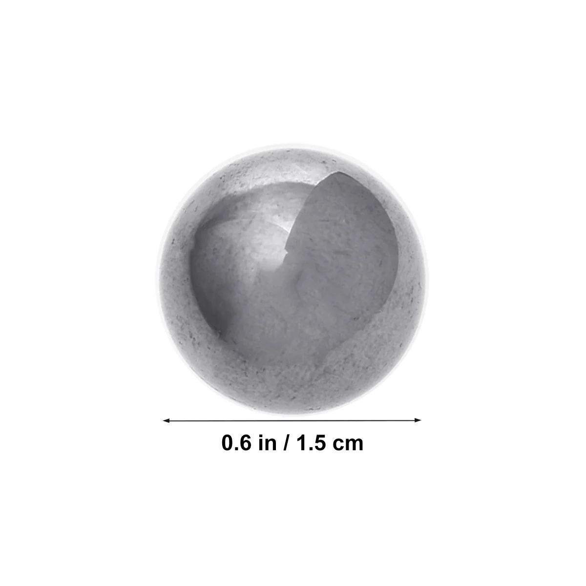 Sfere per cuscinetti da 10 pezzi Sfere in acciaio al carbonio Diametro 15 mm Sfera per cuscinetti Alta durezza Finitura a specchio Capacità di carico elevata