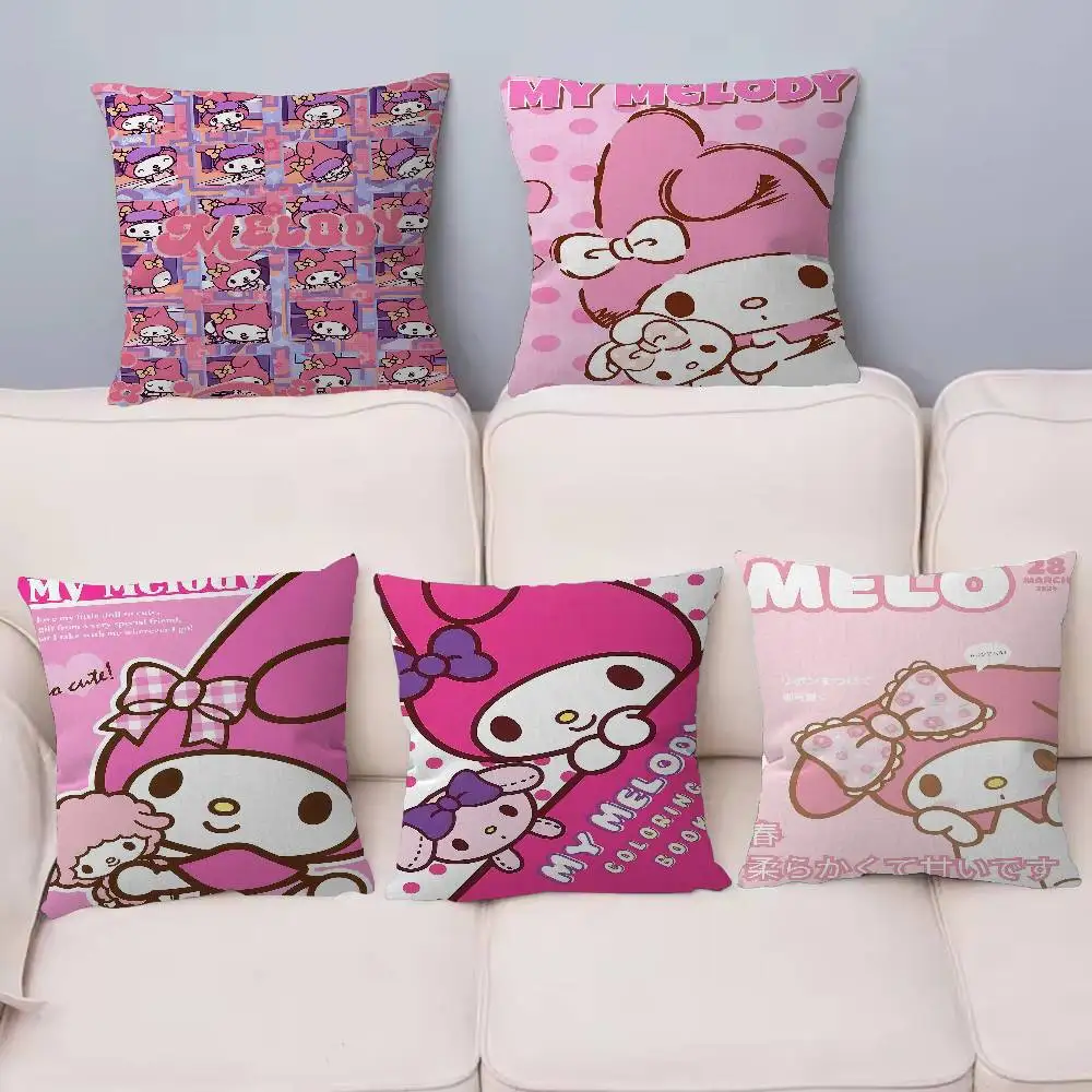 Cute Cartoon My M-Melody Cushion Cover Decorative Pillow Sofa Home Decor case pillow cases
