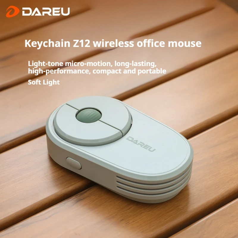 Daeru Z12 Tri-Mode Mouse Light Sound Micro Motion Compact Portable Compatible Multiple Platform Long-Lasting Battery Life Office