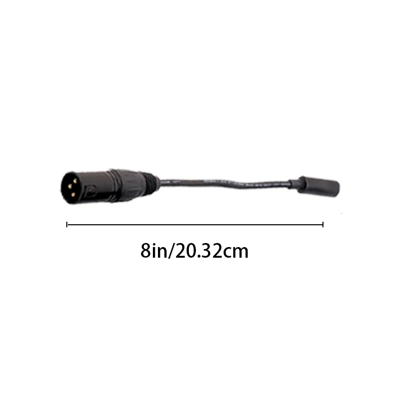 DC to XLR 3 핀 커넥터 케이블, DC5.5MM 충전기용