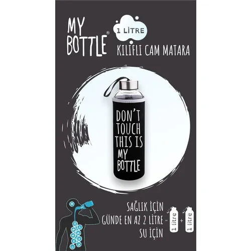 My Bottle Borosilicate Glass Flasks 1000 ml Water Bottle 1lt