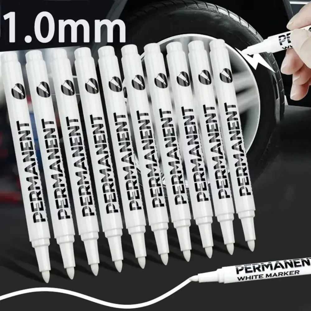 

3/6 шт., водостойкая ручка для художественного письма с белой краской, акриловый маркер с тонким наконечником, маркер на масляной основе, DIY живопись