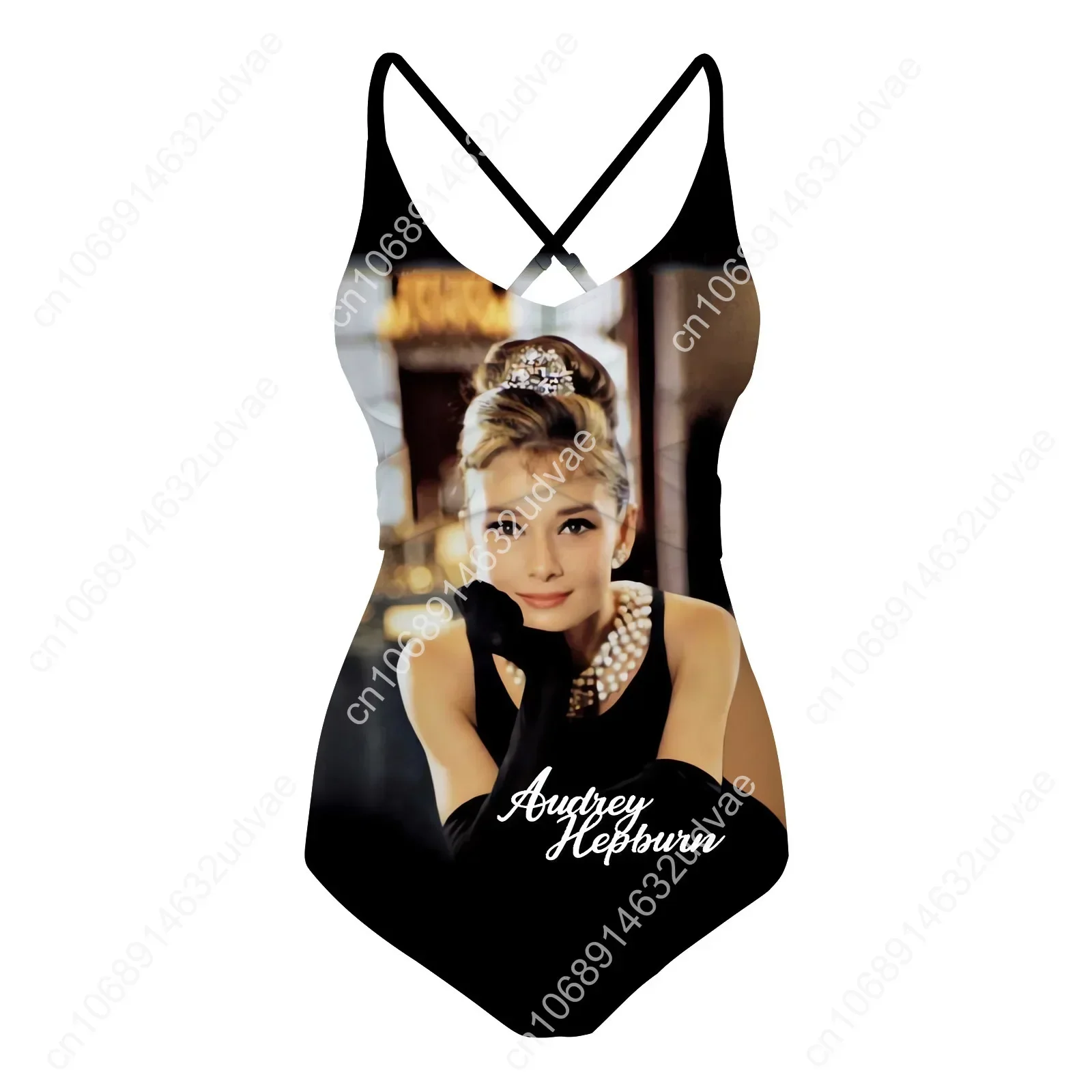 Audrey Hepburn Swimsuit Womens Sling Swimsuits Sexy Swimwear Pool Party Beach Bikini Summer Holiday Customize Bathing Suits