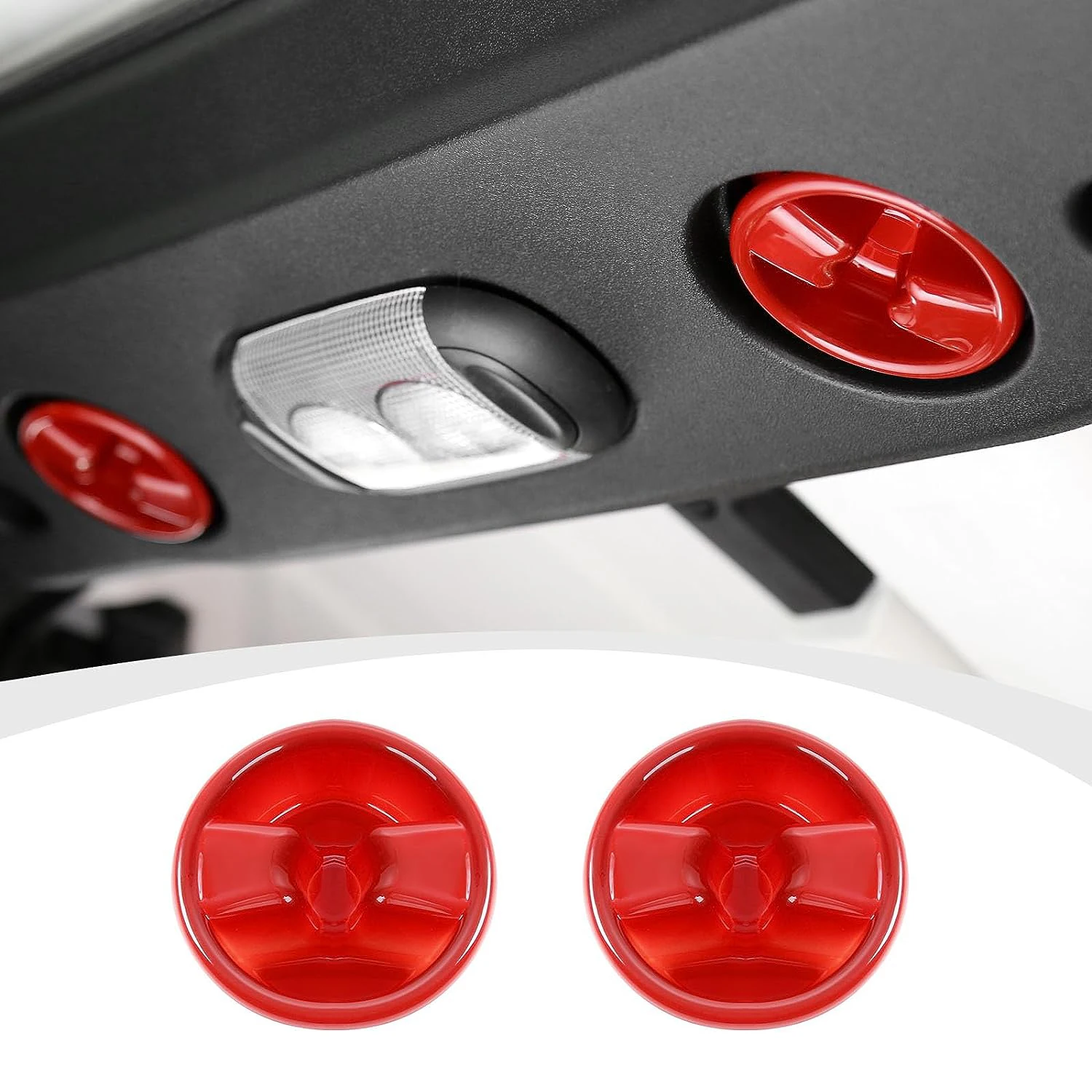 Hardtop Panel Mounting Screw Knob Cover Car Hard Top Dome Screw Cap Decoration For Jeep Wrangler JK JKU 2007-2017