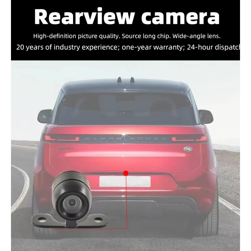 Universal Front Rear View Car Camera Butterfly AV Plug HD Night Vision Wide Angle Waterproof Reverse Aid for Sedan SUV Truck