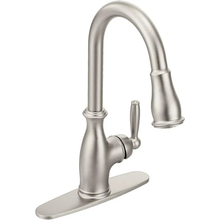 

Brantford One Handle High Arc Pulldown Kitchen Featuring Reflex Faucet, 1 count, Spot Resist Stainless