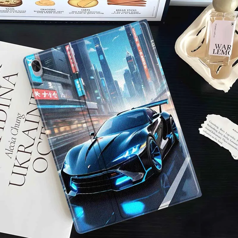 Futuristic Cyber Sports Car Soft For Huawei MediaPad 11 M5 M6 ES Pro M5Lite Honor Pad V7 V8 X7 X8 X9 GT Pro Tab Tablet Case