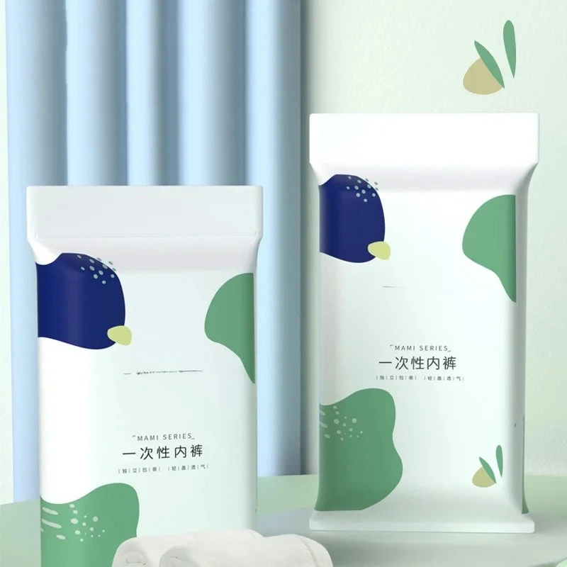 5Pcs Disposable Women Panties Sterile Female Pregnant Postpartum Underpants Travel Outdoor Convenient Cotton Sanitary Underwear