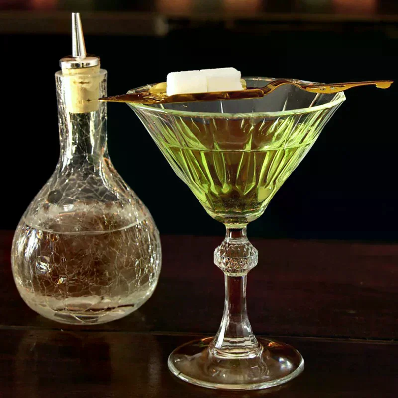 Steel Absinthe Spoon Cocktail Bar Utensils Bitter Scoop Cup Drink Stainless