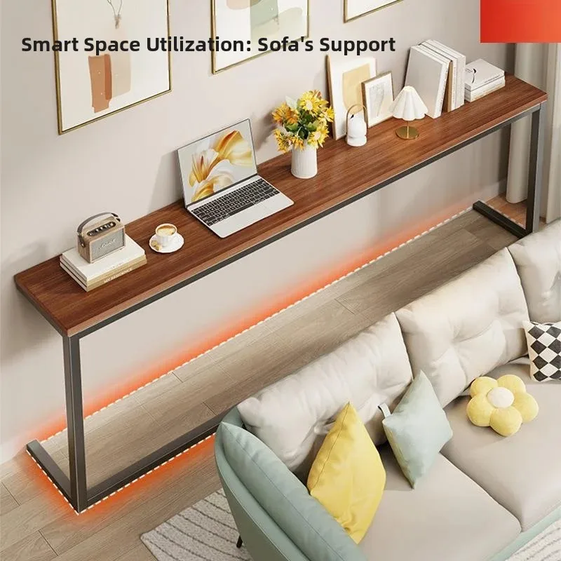 Modern Style Wall-Narrow Bedside  Shelf Sofa Back Long Strip Storage Rack Home Furniture Rack Class H Foldable for Everyone