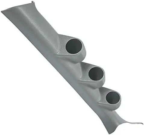 

GlowShift Gray Triple A-Pillar Gauge Pod for Lancer Evo X 2008-2015 – 3 Gauge Mount, ABS Plastic