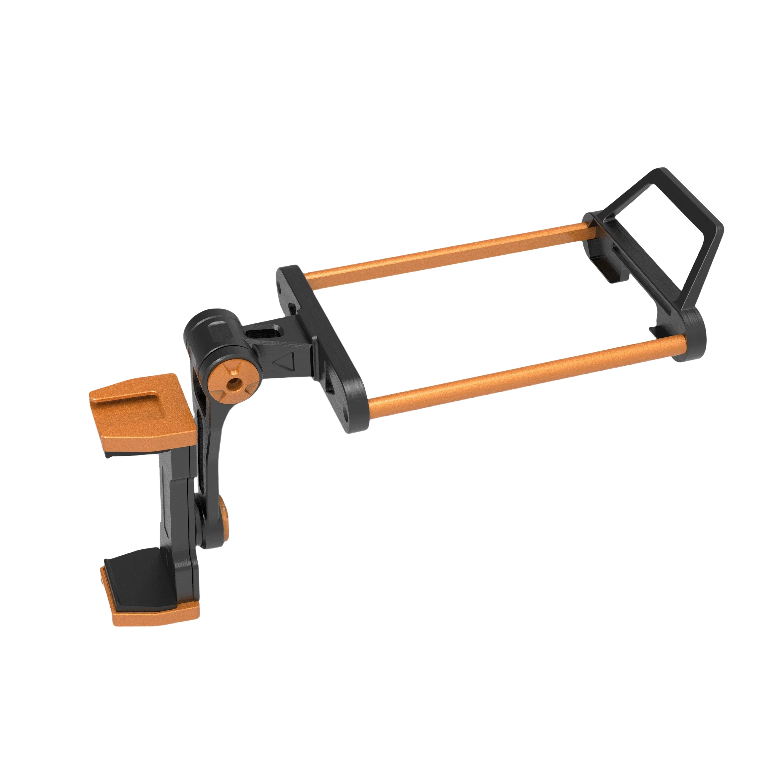 TWOLF 3rd‑Gen CNC Aluminum Protector Frame With Phone‑Holder Mount For Flysky Noble NB4 NB4+ NB4 Pro Transmitter RC Upgrade Part