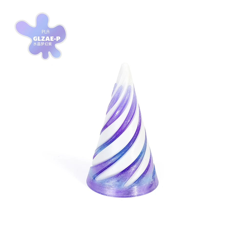 custom OEM 3D Printed Impossible Spiral Cone Fidget Toy Vortex Passthrough Illusion Sculpture Stress